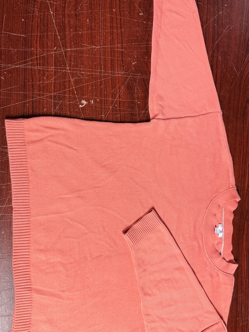 J. Jill Coral Crewneck Sweater
